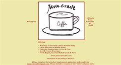 Desktop Screenshot of javacravecaffe.com